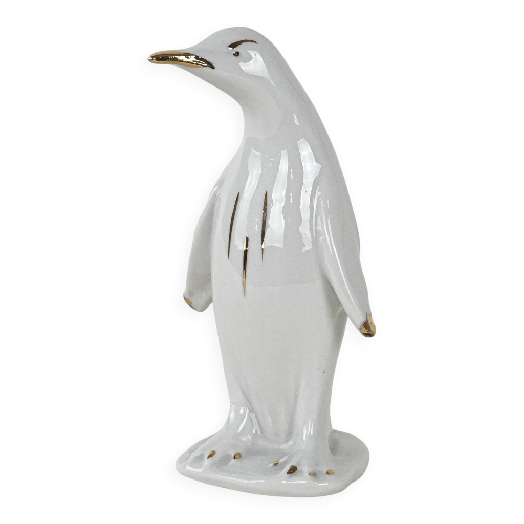 Figurine de pingouin en porcelaine, design italien, années 1970 ...
