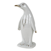Porcelain penguin figurine, Italian design, 1970s, made in Italy