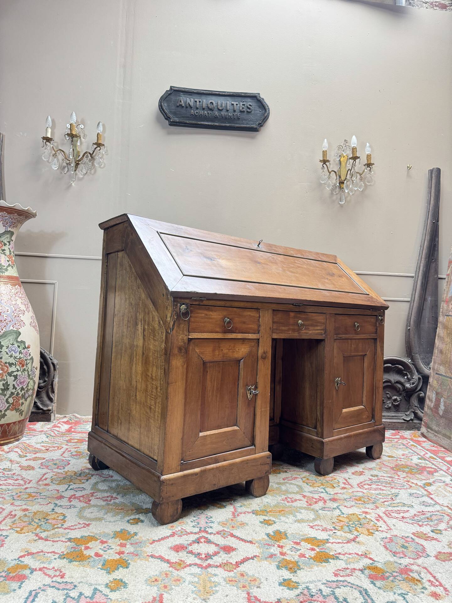 DIRECTORY PERIOD WALNUT SLOPING DESK 18TH CENTURY