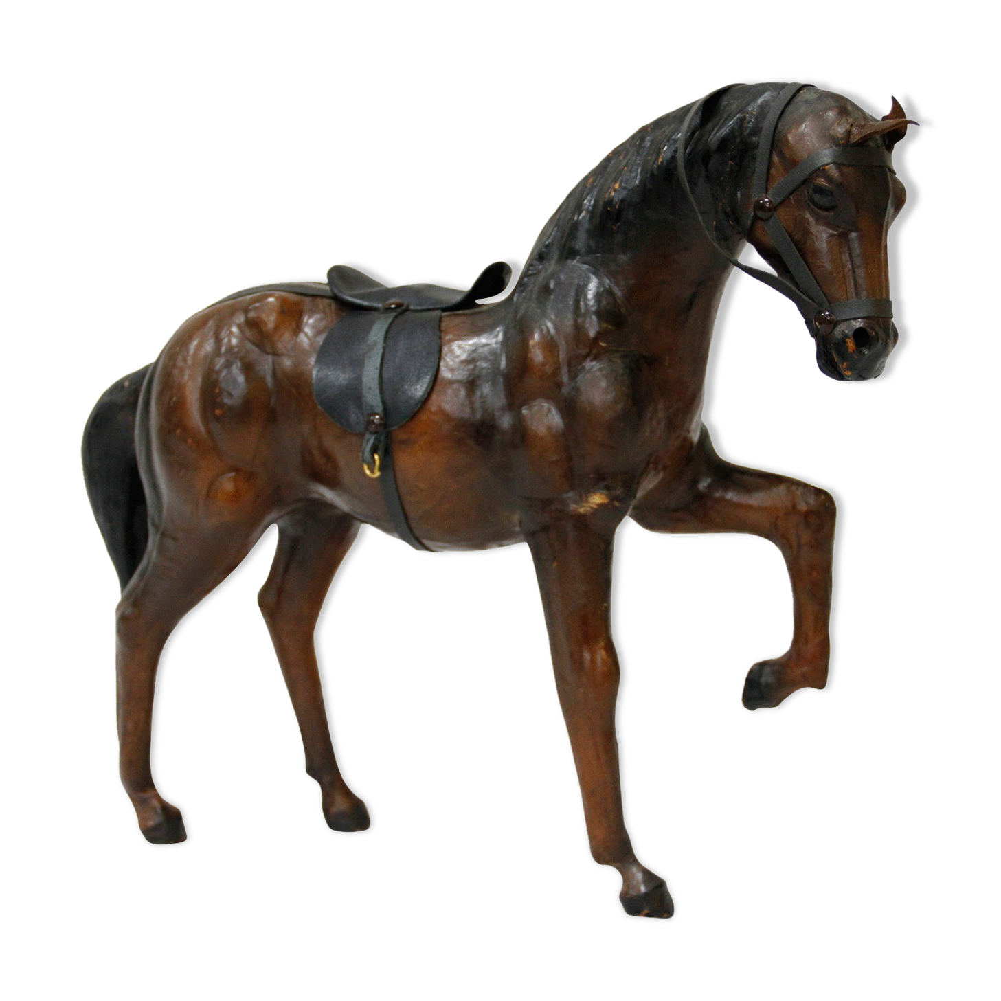 Leather horse