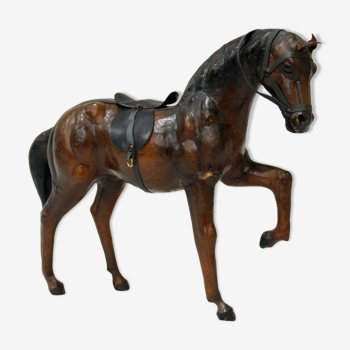 Leather horse