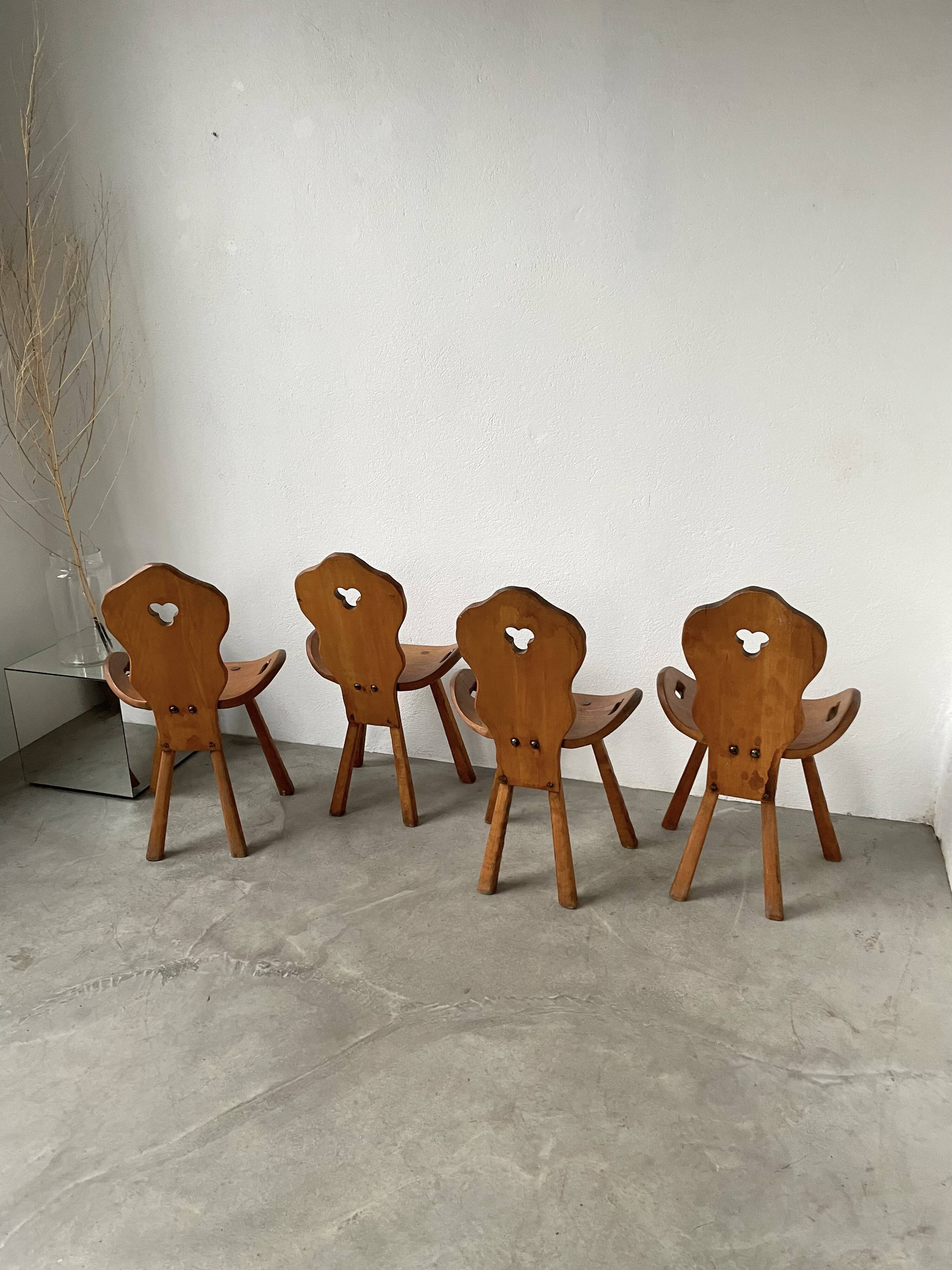 Oak mountain chalet chairs