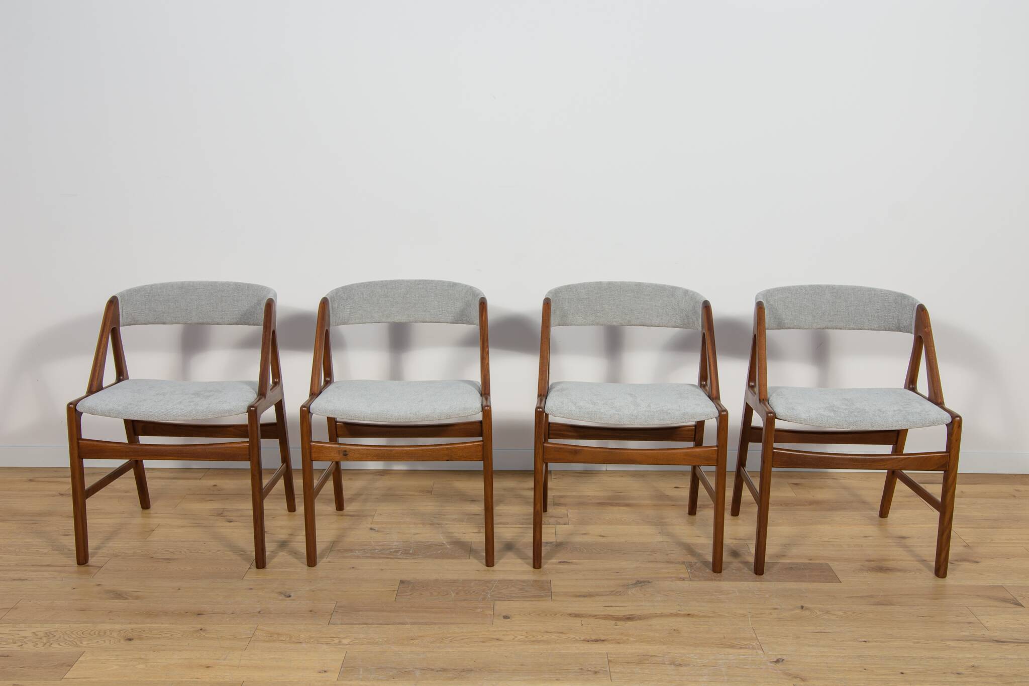 Mid-Century Teak Dining Chairs, Denmark 1960s, Set of 4