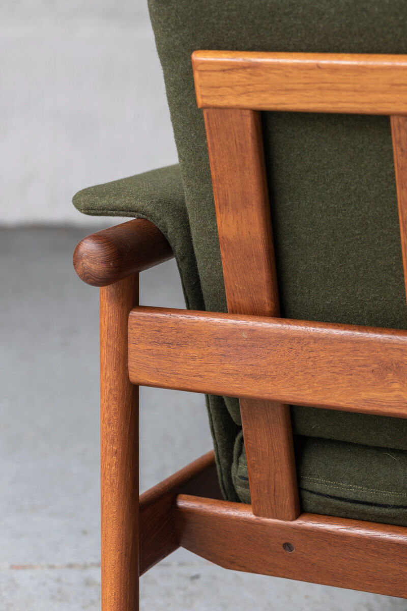 Wiki lounge chair by Illum Wikkelso, Denmark, 1960's