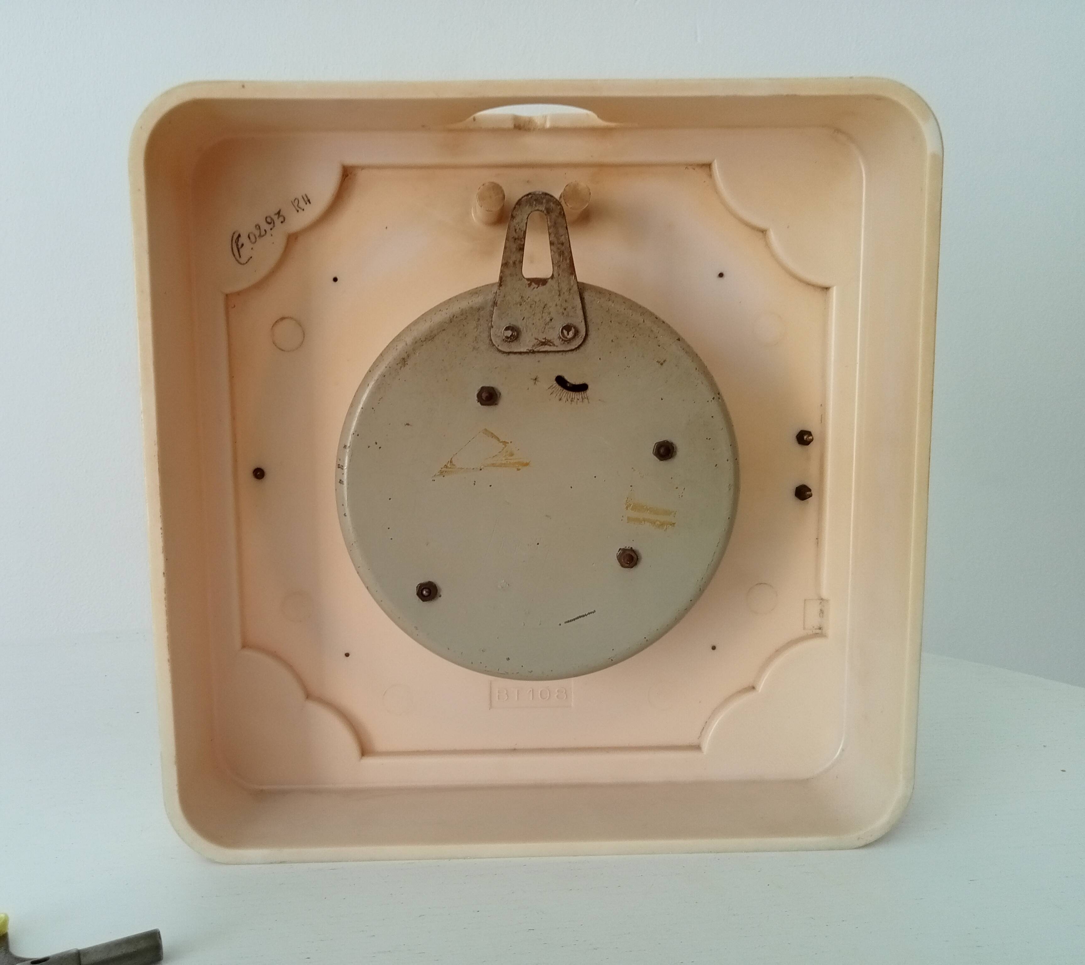 Vintage Jazz bakelite wall clock from the 50s