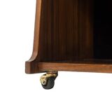 “Double-sided” rosewood bookcase on casters. Circa 1960. LS58761008H
