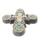 Art deco roger guérin bouffiloux ceramic cross