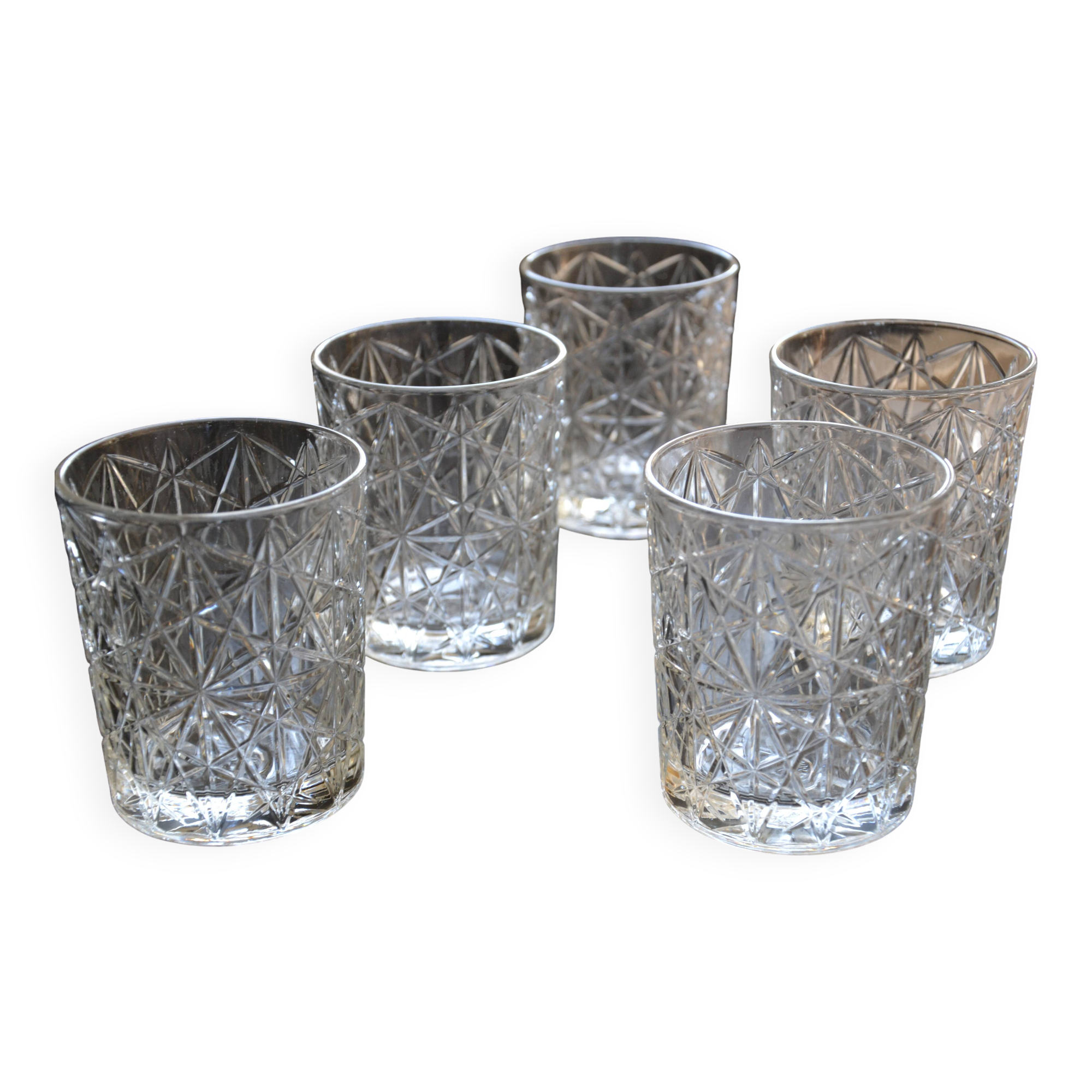 5 Rocco Bormioli whiskey glasses