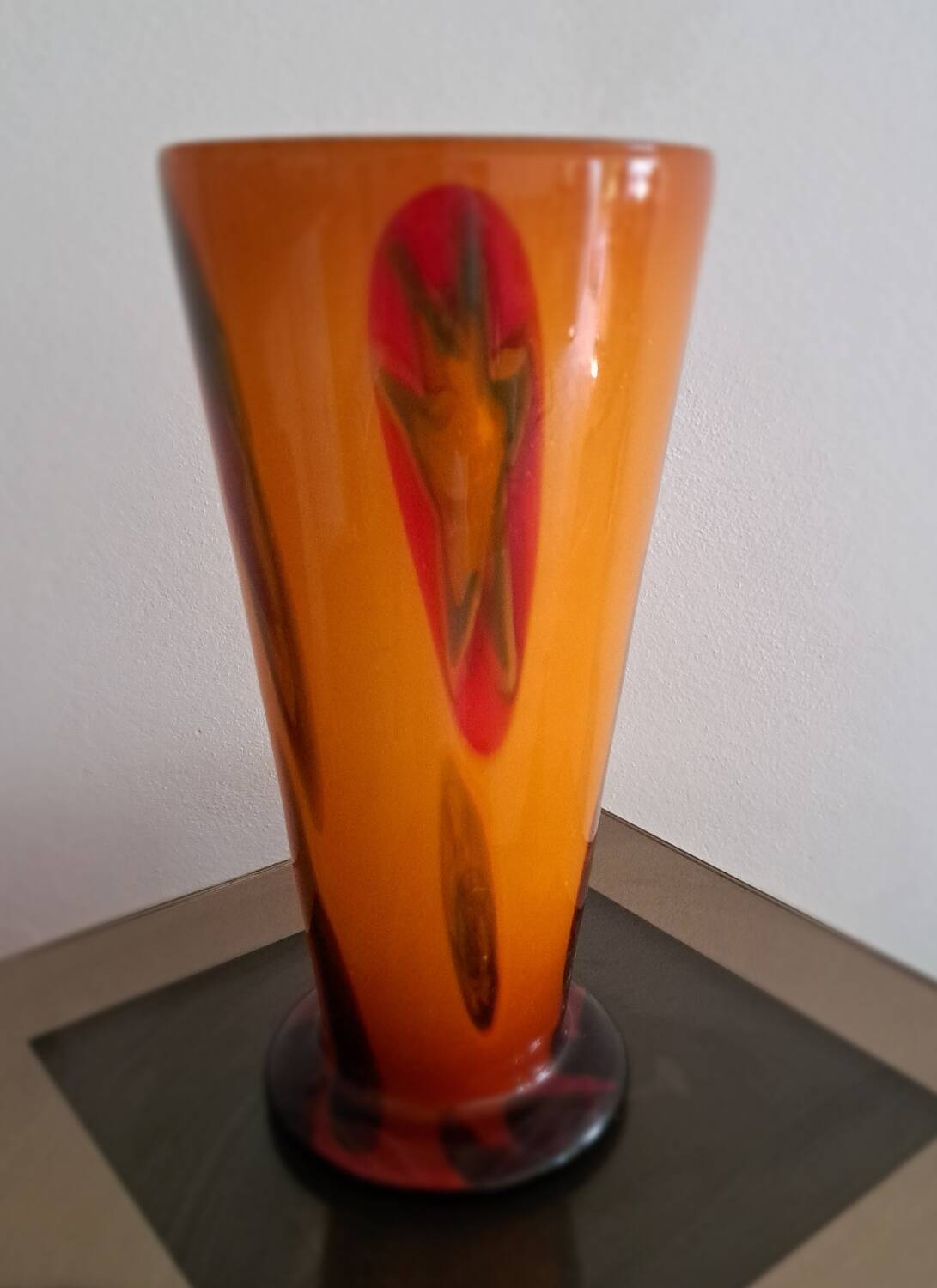 Murano glass vase. Year 1970.
