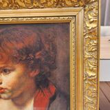 Painting the blond child Greuze