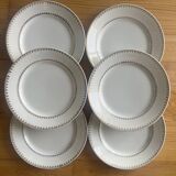 Golden dinner plates