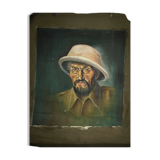Colonial portrait oil on canvas 1930
