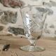 6 Chiseled Crystal Glasses, 1950s