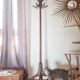 Rustic wood vintage coatrack