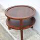 Art Deco style wooden coffee table, vintage wooden table, living room table