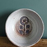 Empty pocket bowl signed Claire Célia Lambert in Dour