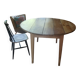 Table de ferme ronde D 130 cm