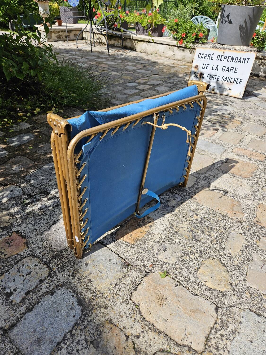 Lafuma vintage folding deckchair