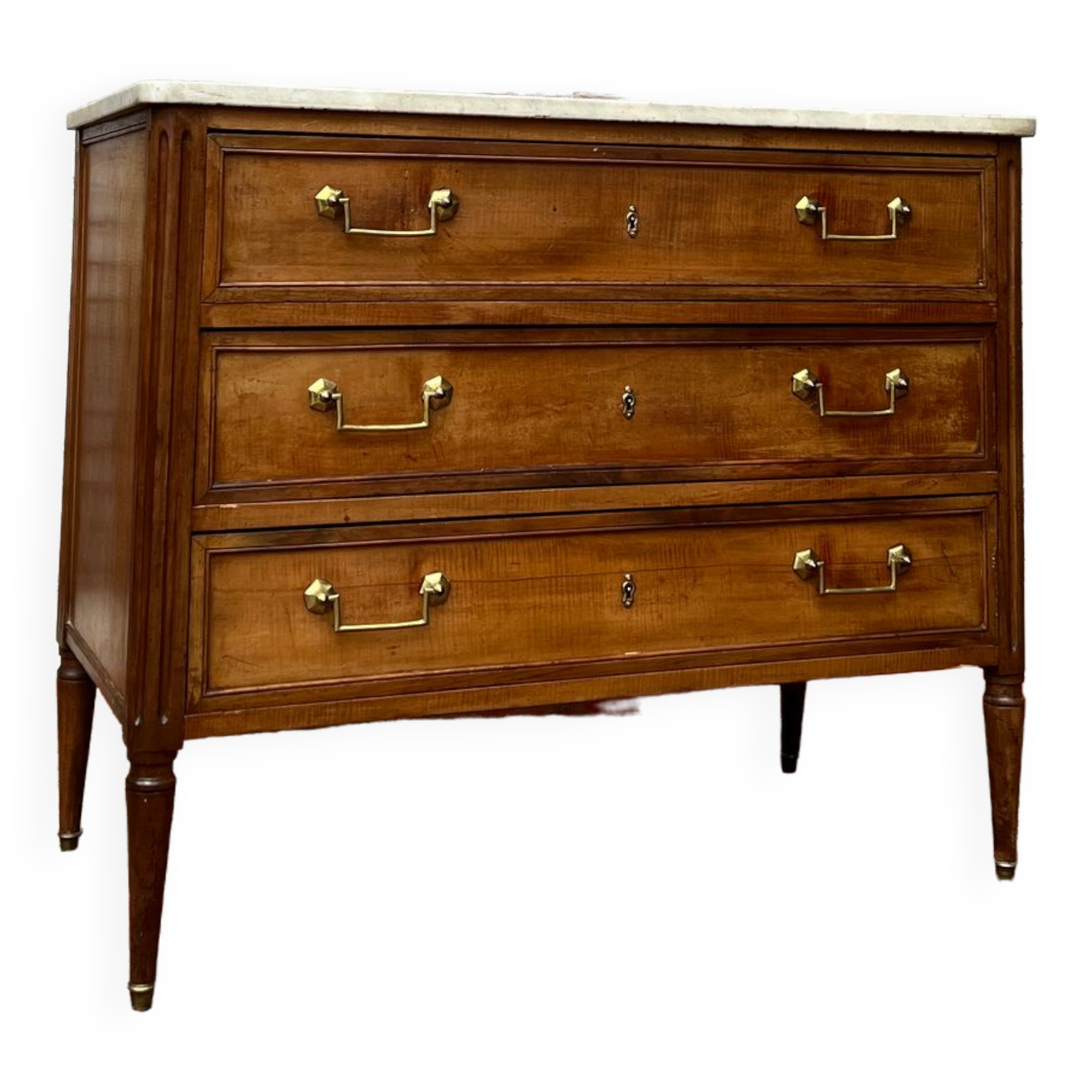Louis XVI style mahogany chest of drawers