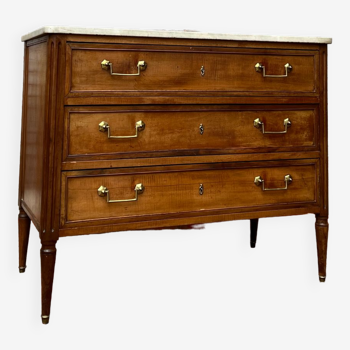 Louis XVI style mahogany chest of drawers