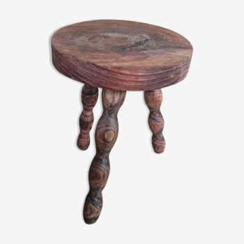 Tabouret en bois