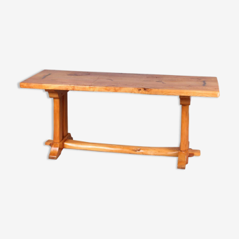 Table rustique en bois massif