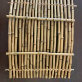 Vintage rattan fruit basket, 60s design