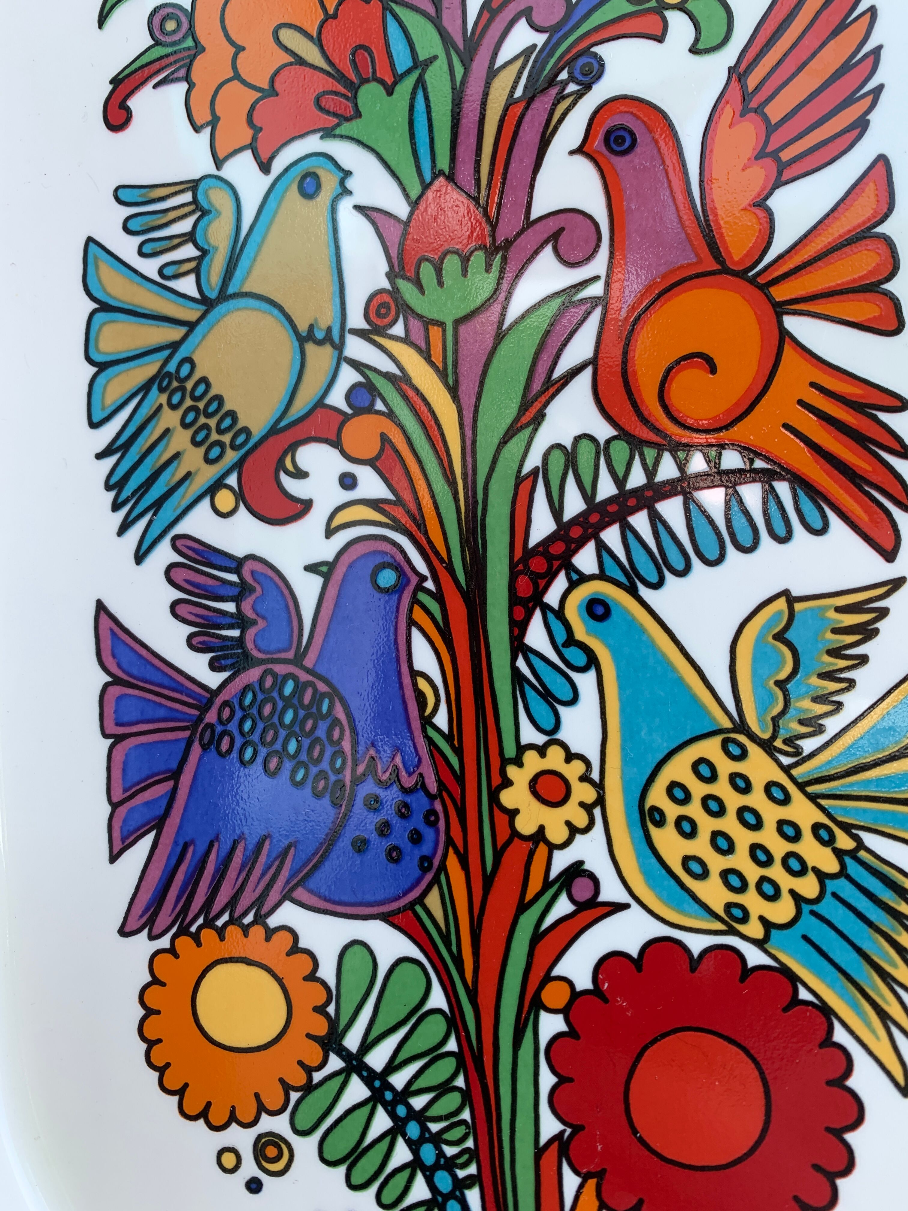 Porcelain vitro dish, Acapulco model by Villeroy and Boch