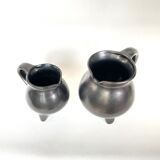 2 ceramic pitchers, 1950, poterie périgourdine