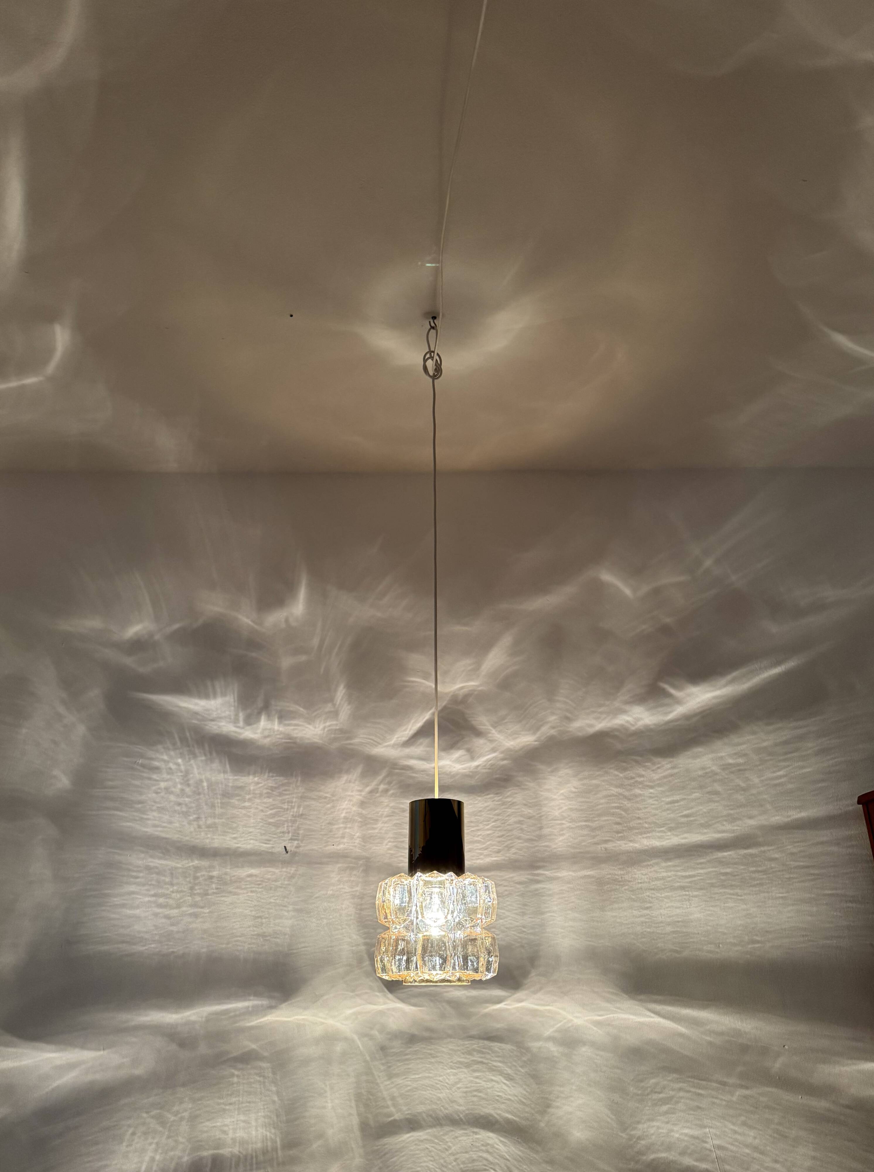Bubble Glass Pendant Lamp by Helena Tynell for Glashütte Limburg