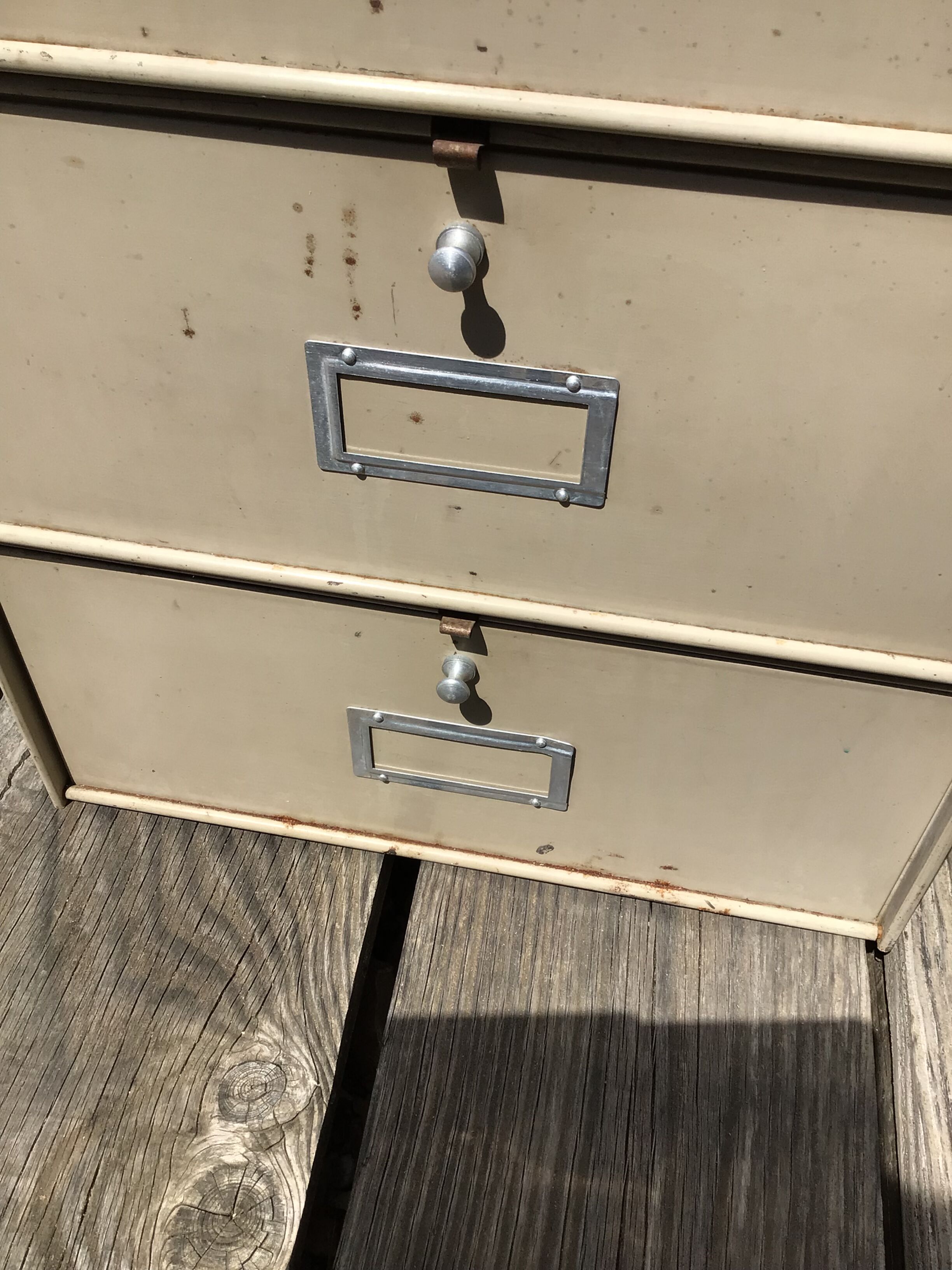 Valve cabinet Ronéo beige 5casiers