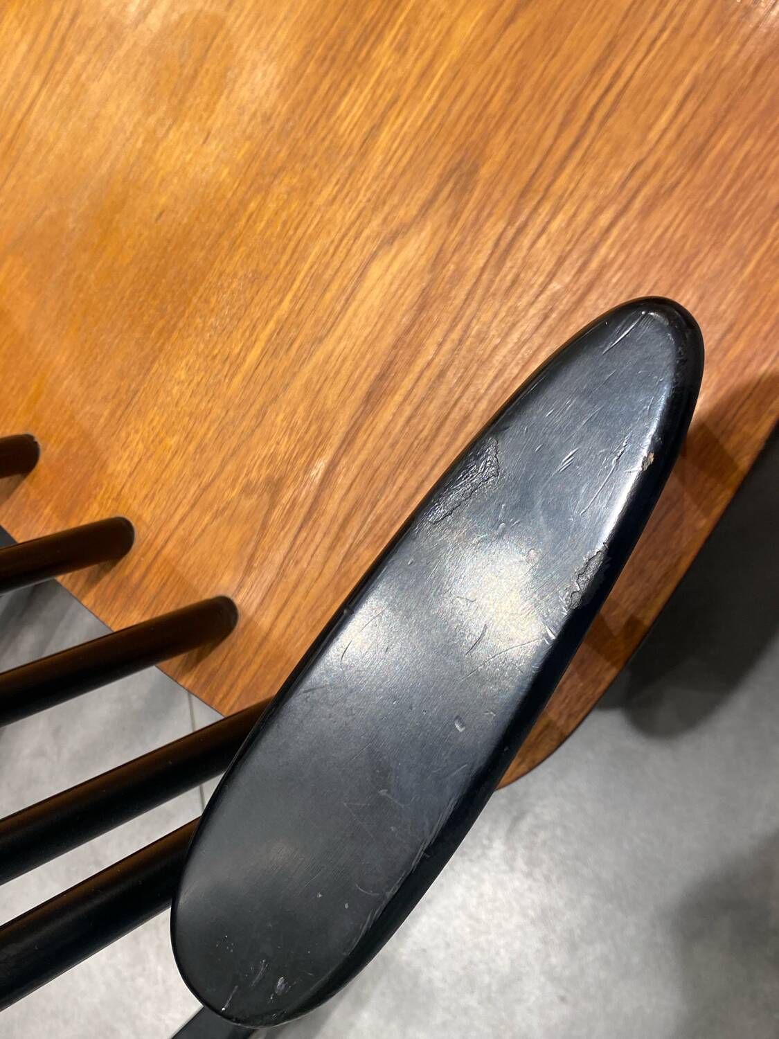 Fauteuil à bascule vintage en hêtre par Varjosen Puunjalostus