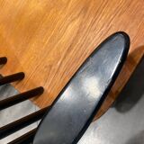 Fauteuil à bascule vintage en hêtre par Varjosen Puunjalostus