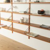 Classic wall shelf by Poul Cadovius for Cado, 1950s, teak veneer