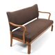 Solid Oak Sofa by Slagelse Møbelvaaek Denmark 1930s