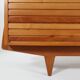 Buffet français des années 1950 en bois de cerisier massif.