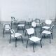 Industrial Dutch Stacking Chairs, 1960s, Set of 10