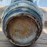 Iznik Turkey siliceous ceramic bottle with floral decoration 19th century