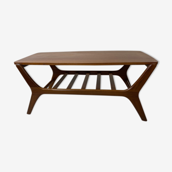 Teak coffee table by Louis Van Teeffelen for Wébé