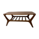 Table basse scandinave en teck par Louis Van Teeffelen pour Wébé