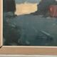 Original Swedish Oil on Canvas – “Red Barn” by Arne Aspelin – Signed – Vintage & Framed – 70 × 50 cm (27.6" × 19.7")