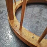 Former worker basket serving piece of professional furniture fruit wood support early 1900