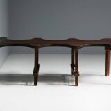 Table Organique Rustique De Forme Libre, France, Fin 19ème Siècle