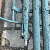 Antique folding garden bench