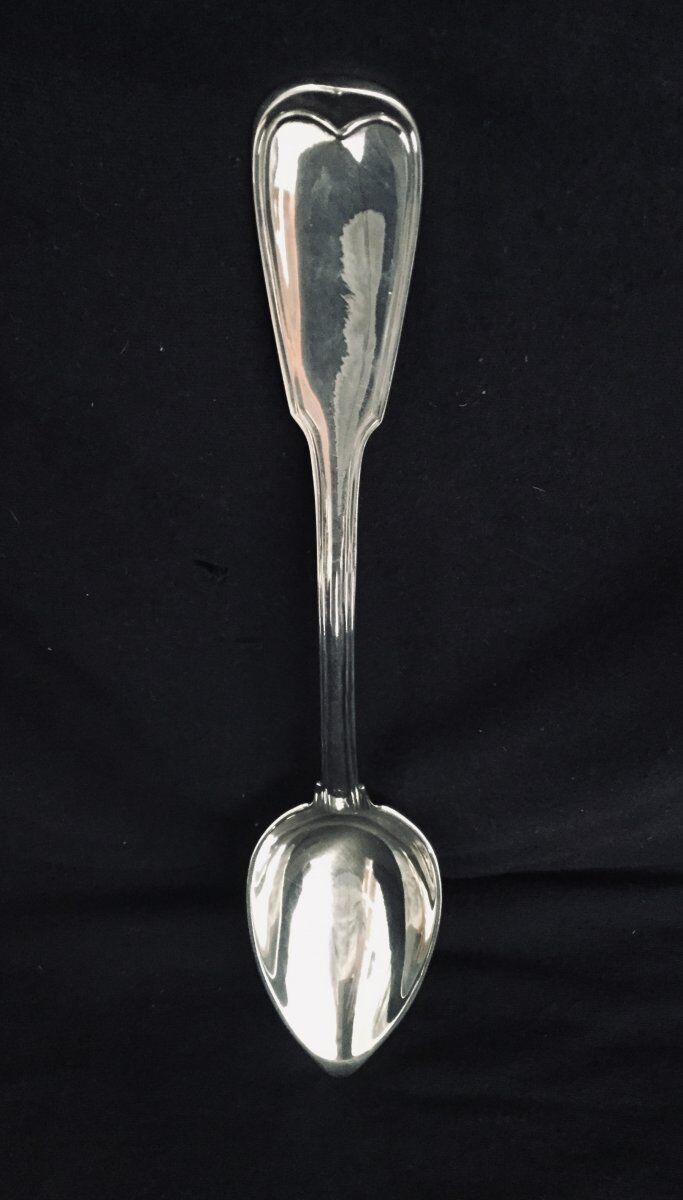 Silver stew spoon