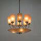 Lustre plaqué chromé Art Déco