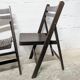 Chaise pliante en bois