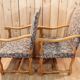 Pair of Louis XIII Style Armchairs in Sheep Bone, Needlepoint Tapestry
