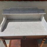 white marble dressing table, dressing table