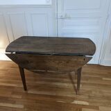 Table ronde ancienne à rabats